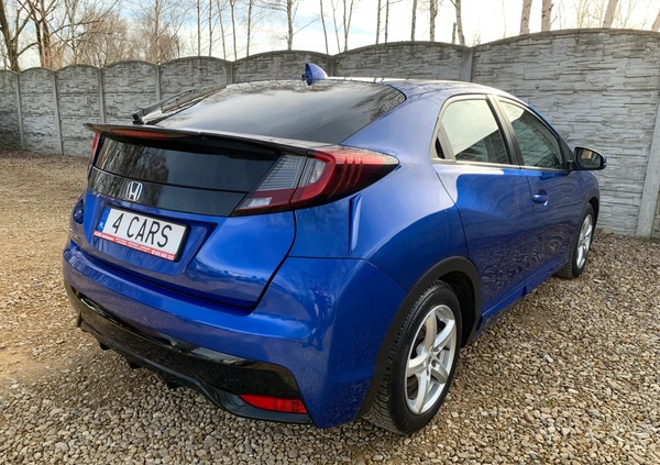 Honda Civic cena 51000 przebieg: 141232, rok produkcji 2015 z Szprotawa małe 562
